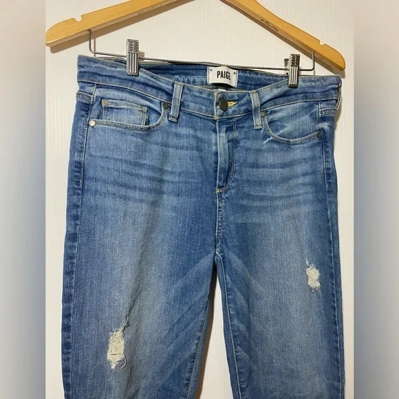 Paige Jeans Size 31 Skinny Jeans Light‎ Jeans - Picture 3 of 6